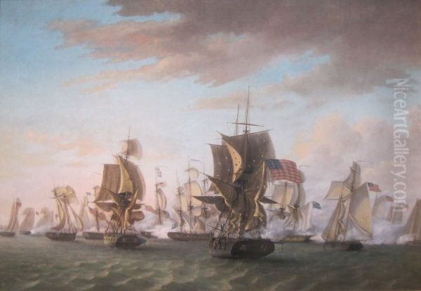 Perry's Victory On Lake Erie by Thomas Birch