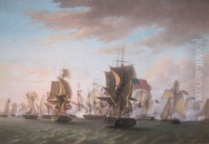 Perry's Victory On Lake Erie by Thomas Birch