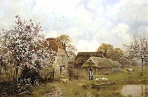 Near Brockham, Surrey, 1897 by Edward Wilkins Waite
