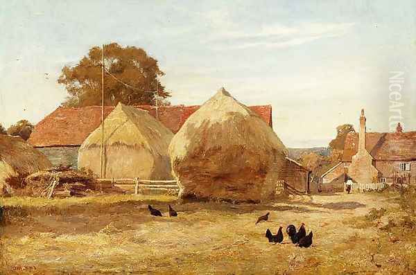 In the Stackyard, 1889 - view 1