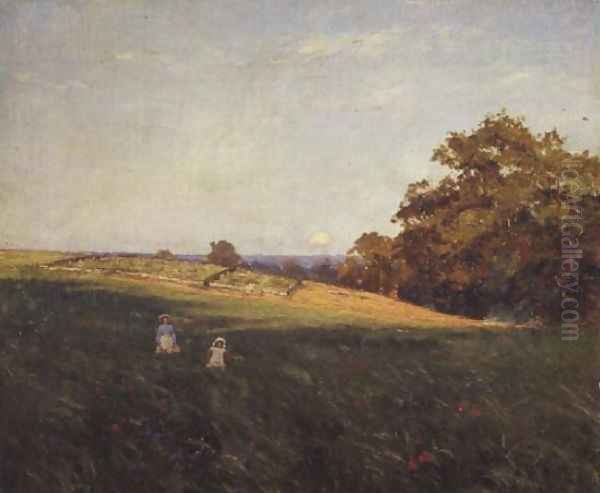 Evening Glow on a Sheepfold, 1896 - view 1