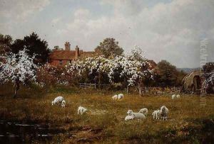 Spring at Fittleworth, Sussex by Edward Wilkins Waite