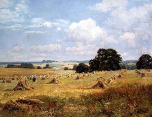 Lovely Peace with Plenty Crowned, near Abinger, Surrey, 1907 by Edward Wilkins Waite