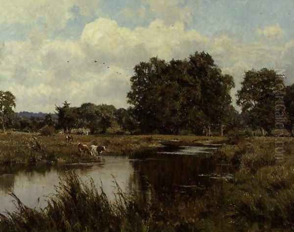 Rushy Meadows by the Kennet, Woolhampton, Berkshire, 1913 - view 1