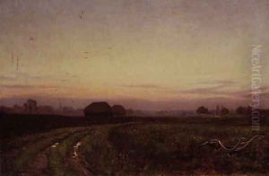 Sunset or The Resting Plough, Woolhampton, Berkshire, 1911