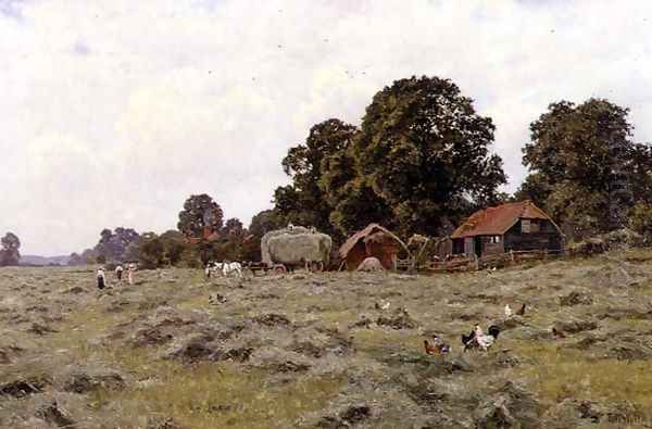 Haymaking in Fittleworth, Sussex - view 1