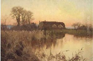 The end of autumn by Edward Wilkins Waite