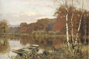 Now autumn's fire burns