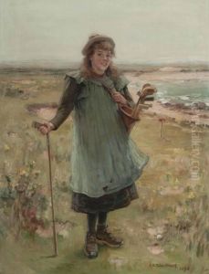 The Young Golfer by Thomas Bromley Blacklock