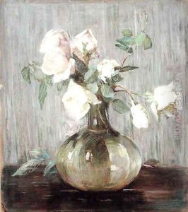 A Vase of Roses, c.1880s by Julian Alden Weir