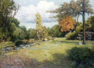 Autumn Days by Julian Alden Weir