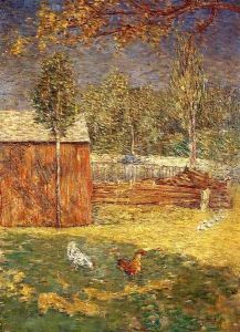 Midday by Julian Alden Weir