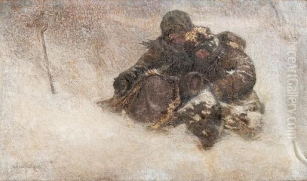 Winter. Children - view 1