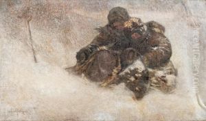 Winter. Children by Nikolai Petrovich Bogdanov-Belsky