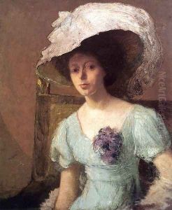 The Blue Gown by Julian Alden Weir