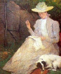 Summer (or Friends) by Julian Alden Weir