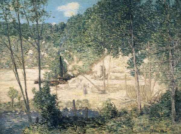 The Building Of The Dam - view 1