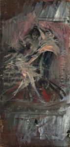 Signora Sul Divano by Giovanni Boldini