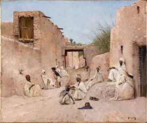 Une Rue De L'oasis De Chetma Une Rue De L'oasis De Chetma