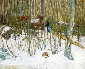 Loading Ice by Julian Alden Weir