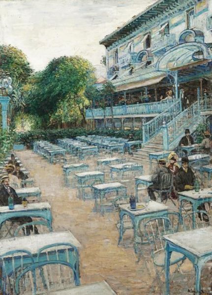 The "pavillon Bleu" At St.-cloud - view 1
