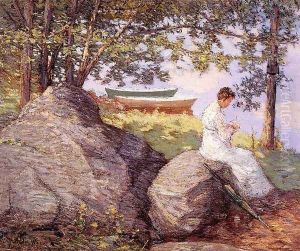 On the Shore by Julian Alden Weir