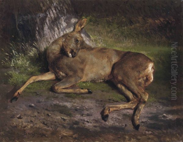 A Roe Deer In The Forest - view 1