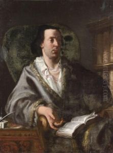Portrait D'homme Dans Son Fauteuil