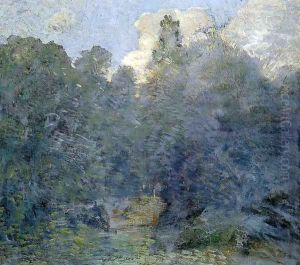 Landscape with Stone Wall, Windham by Julian Alden Weir