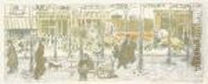 Boulevard by Pierre Bonnard