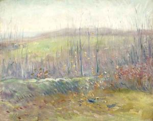 Landscape with Trees and Field by Julian Alden Weir