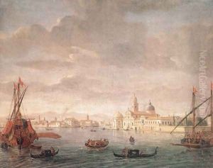 The Island of San Michele, Looking toward Murano 1700s
