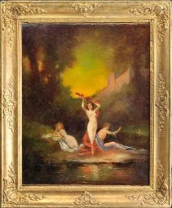 Femmes Au Bain by Frederic Borgella