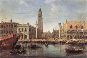 The Piazzetta from the Bacino di San Marco c. 1700