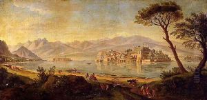 View Of Lake Maggiore With The Isola Bella