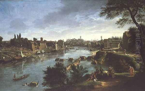 View of the River Tiber in Rome - view 1