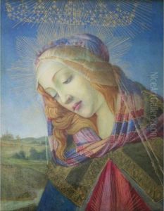 Madonna Of The Magnificat (detail)