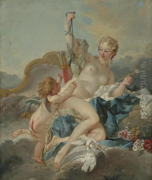 Venus Disarming Cupid - view 1