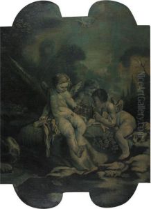 L""""amour Oiseleur by Francois Boucher