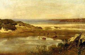 By the Sea, Newport, Rhode Island by Thomas Worthington Whittredge