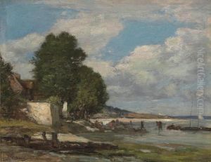Paysage De Bord De Mer by Eugene Boudin