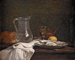 Nature Morte Aux Huitres by Eugene Boudin