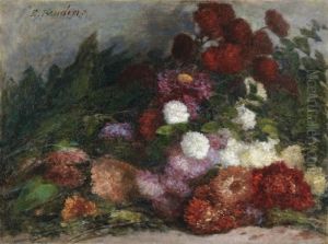 Jete De Fleurs by Eugene Boudin