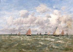 Sortie Des Barques Du Port De Trouville