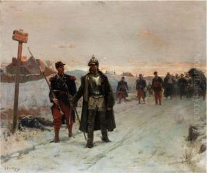 Szene Aus Dem Deutsch-franzosischen Krieg