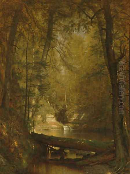 The Trout Pool by Thomas Worthington Whittredge