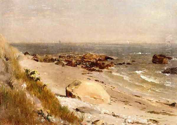Beach Scene, Narragansett Bay - view 1