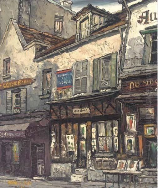 A Parisian Street Scene - view 1