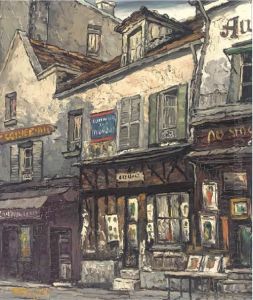 A Parisian Street Scene A Parisian Street Scene