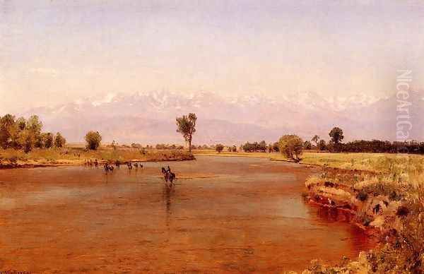 Crossing the Platte - view 1